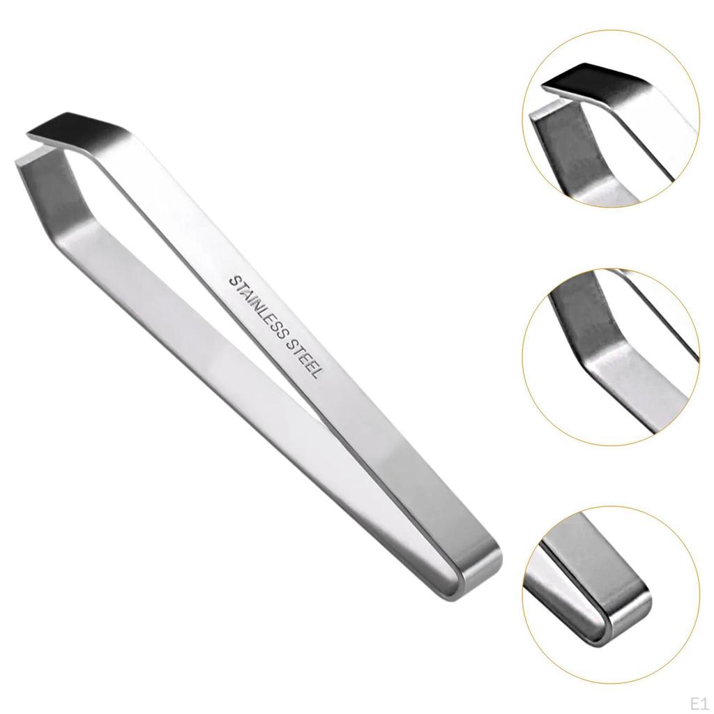 Bone Tweezer Pliers, Ergonomic Tongs Food Pliers of The Tool Garlic Clip for Beauty,