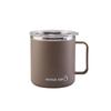 Stainless Steel Double-Layer Mug with Lid - Dust & Drop-Proof, Anti-Scald, for Home, Office & Dorm Use.