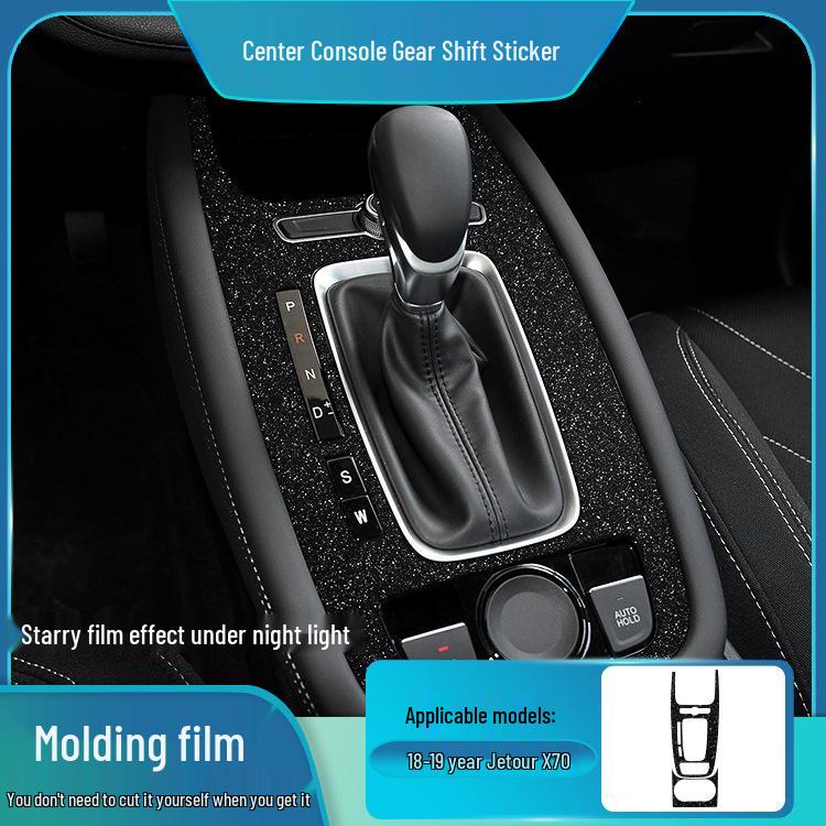 Starry Sky Film for Jetour X70 Interior and Center Console Frosted Film Sticker Replacement