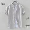 Men's Loose Casual Linen Shirt - Short-Sleeved Summer Top
