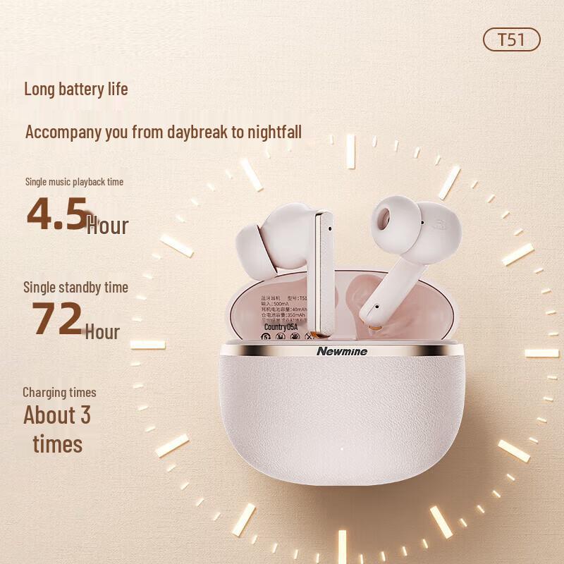 Newmine T51 Bluetooth Wireless Earbuds