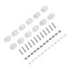 12PCS Plastic Material Machine Head Tuner Screws Washers Included Tuning Key Buttons  For Guitars