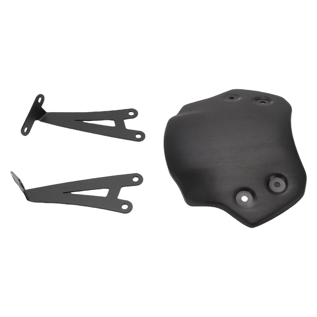 Motorcycle Windscreen High Strength Aluminum Alloy Motorcycle Wind Protection Front Flyscreen Replacement for Scrambler