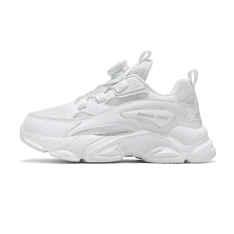 Kids White Sneakers Anti Skid Outdoor Sport Tennis Breathable Casual Children Comfortable Walking Shoes Size 28-40