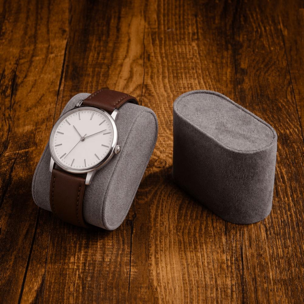 Fixed Watches Storage Pillow Display Watch Boxes Accessory Soft Wristwatch Cushion  Watch D-Grey