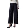 DAYCLOSET Sweat Gaucho Loose Medium Long Pants 591 Women's Wide-Leg Pants, Fleece-Lined, Fit, Thickness, Length, Fall/Winter, (JP, Alphabet, L,