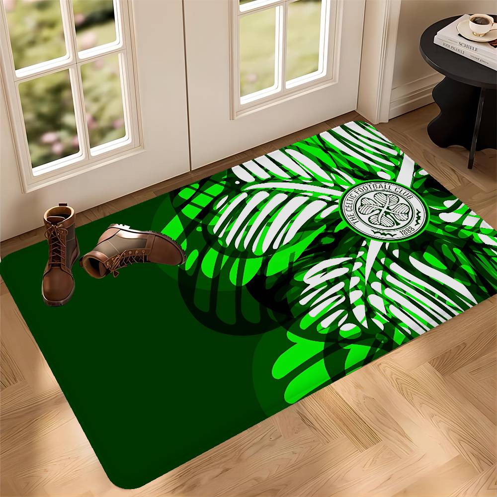 C-Celtic Fc Entrance Door Mat Nordic Style Bedroom Living Room Doormat Home Balcony Anti-Slip Modern Home Decor