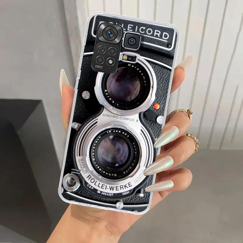 Fashion Classic Camera Lens Phone Case for Xiaomi Redmi Note 14 13 12S 12 11S 11 Pro Plus 11T 11E 10S 9 9S Soft Funda Print Shel