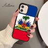 Haiti Haitian Flag Phone Case for iPhone 11 12 13 14 Pro Max mini X XR XS SE 2020 5s 6S 7 8 Plus Samsung Galaxy S21 S22 shell