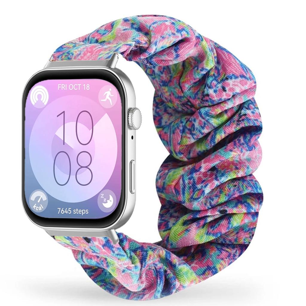 Nylon Elastic Loop Strap For Huawei Watch Fit 4/3/4 Pro Accessories Women Bracelet Wristband For Huawei Watch Fit 4 Pro Correa