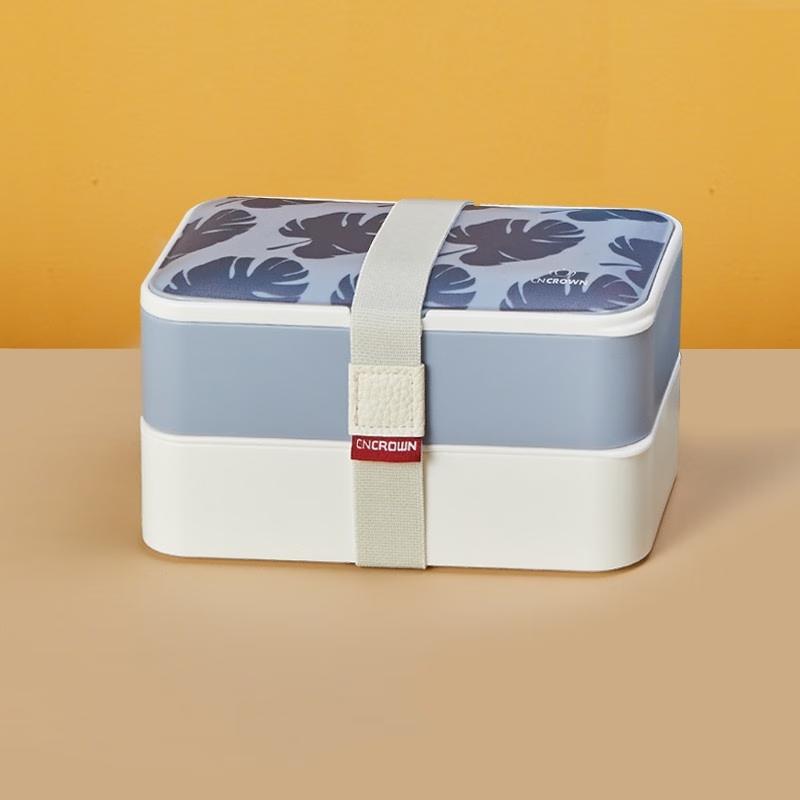 CNCrown Double-Layer Classic Bento Box