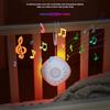 Portable White Noise Sound Machine Baby Sleep Machine LED Light Soothing Sounds Volume Adjustable Rechargeable Battery 800mAh
