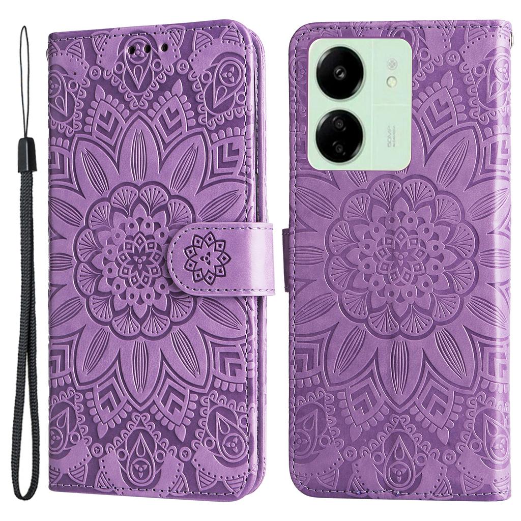 For Xiaomi Redmi 13C 4G/5G/13R 5G/Poco M6 5G/Poco C65 4G Phone Case Anti-Fall PU Leather Stand Wallet Cover
