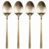 Gold Steel Tea Spoons 4 Pcs.