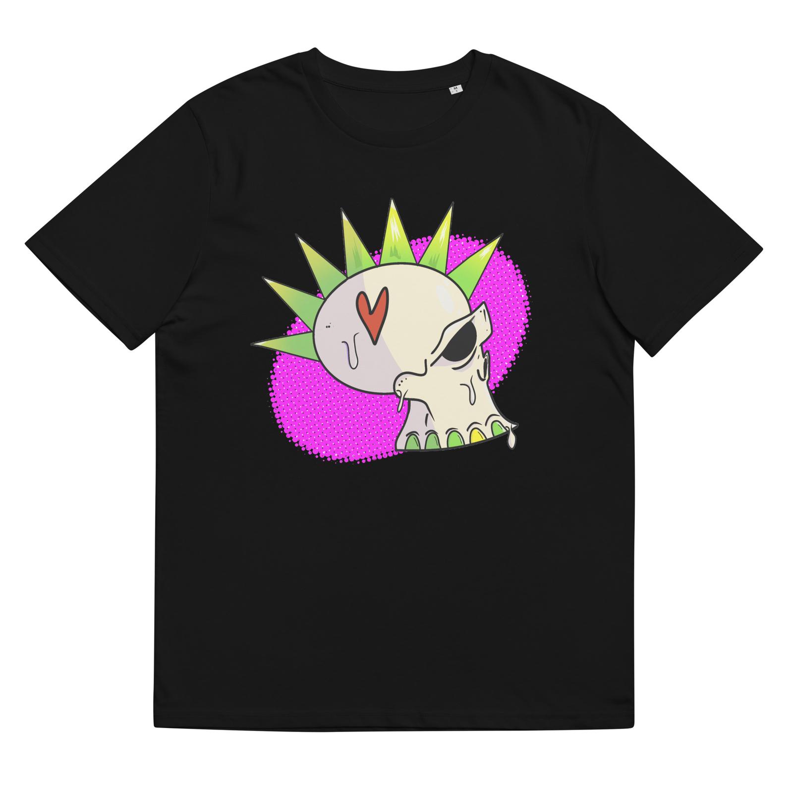 Skull Skateboard Graphics Unisex organic cotton t-shirt S разноцветный