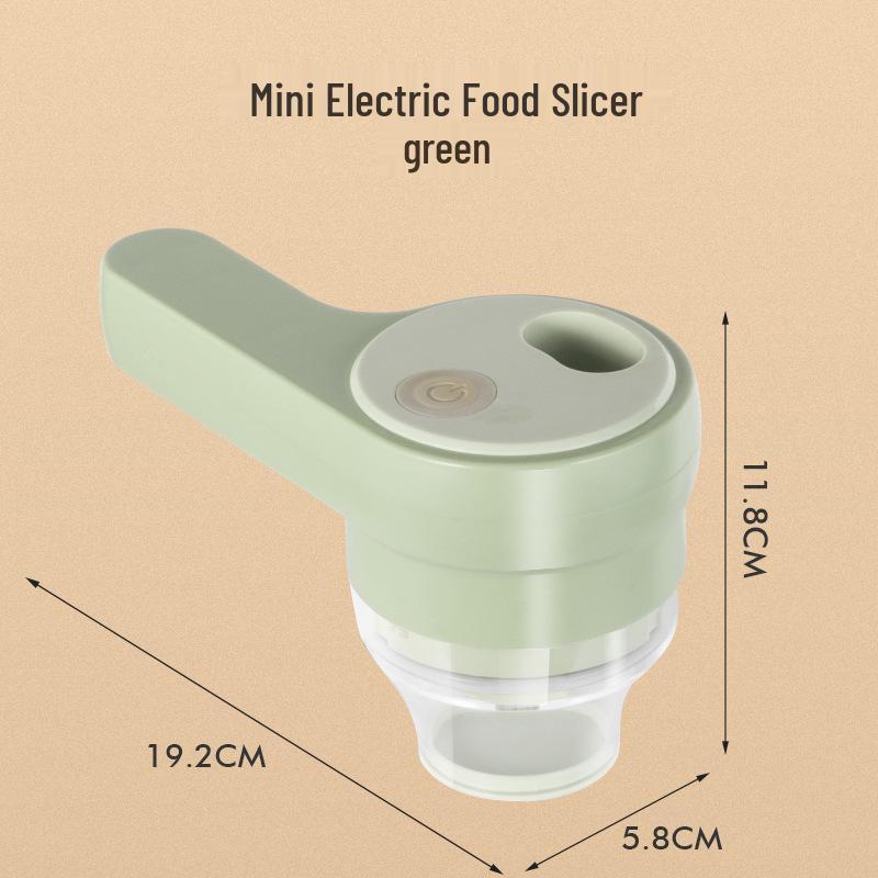 

Wireless Multi-Functional Handheld Food Processor & Vegetable Slicer зелёный