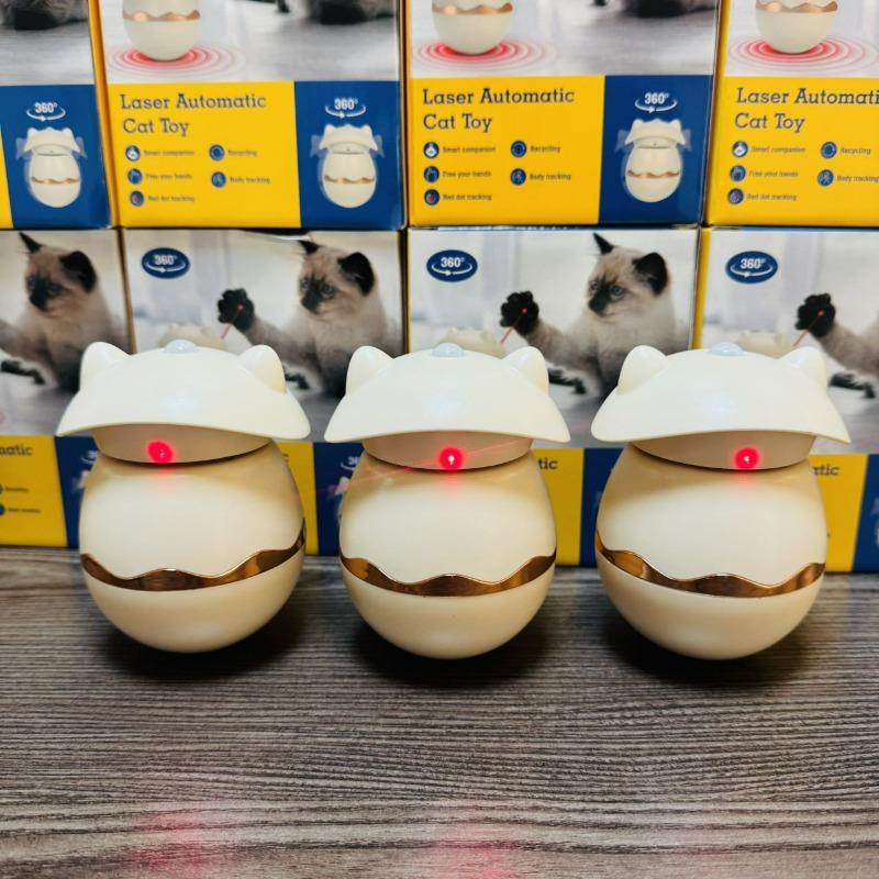 Automatic Laser Cat Toy Intelligent Sensing Infrared Cat Toys Electric 360° Rotation Interesting Design Pet Products Supplies