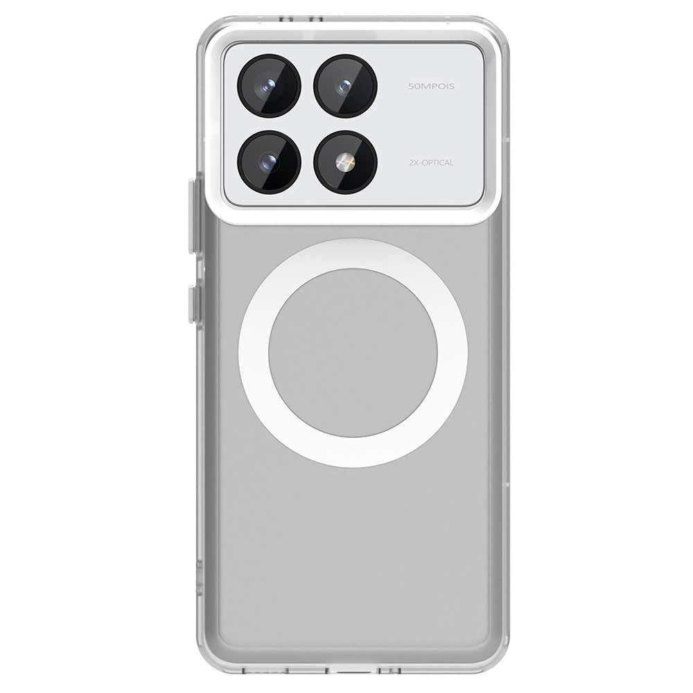 Candy Bumper Case For Poco M6 F6 X6 Pro 5G Xiaomi Poko Little C65 C75 4G Magnetic Wireless Charge for Magsafe Case
