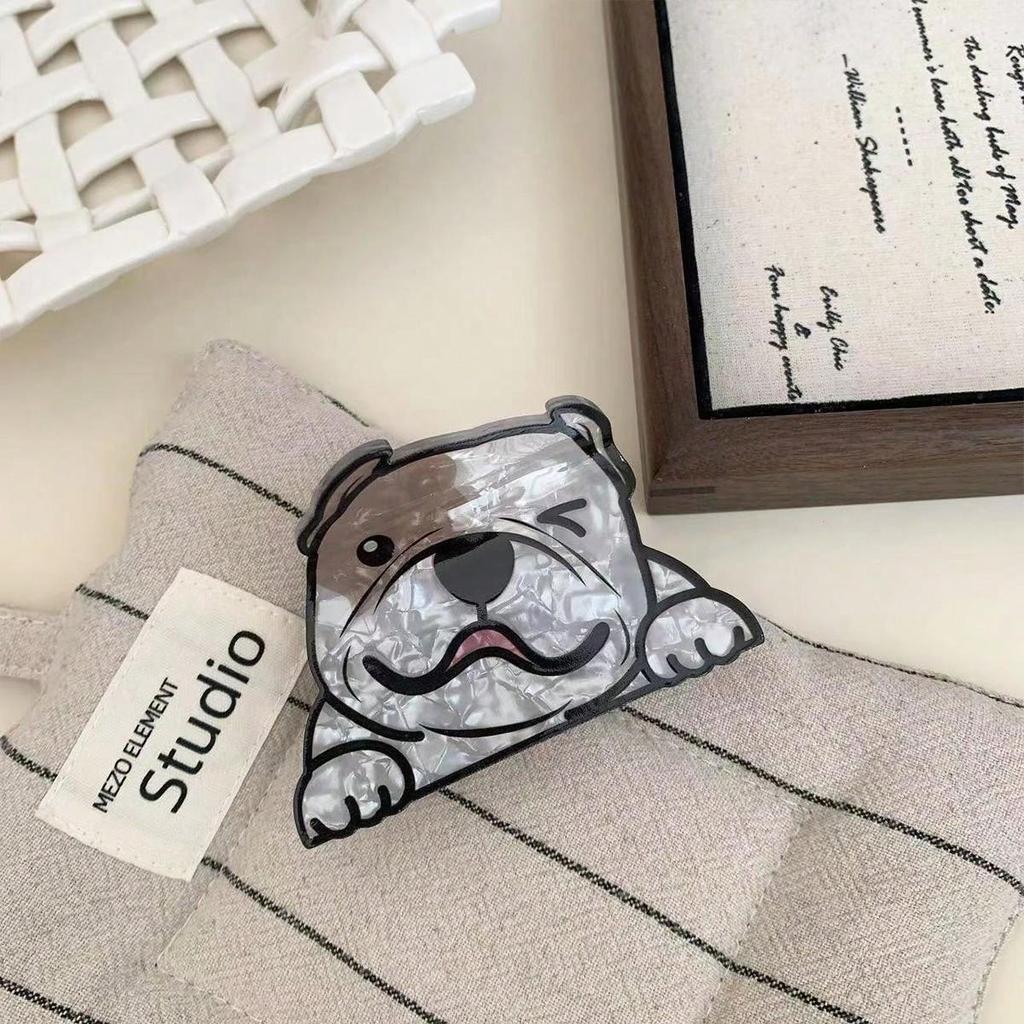 1 Stück Damen Acryl Cartoon Tier Goldenes Haar Corgi Niedliche Haarspange Haarklammer Kordelhaar Pferdeschwanzspange