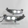 Conjunto de Farol de Nevoeiro LED e Moldura da Grelha para Chrysler 300C 2015-2020