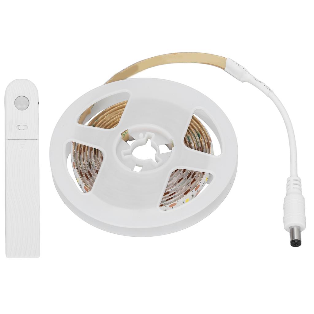 2.2yd Motion Sensor LED Strip Light 3 Brightness Automatic Turn On Motion Activated Bed Light