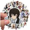 Japanese Anime Bungo Stray Dogs Stickers,50PCS Cartoon Decals for Cars Computer Scrapbook Guitar Luggage Skateboard for Cartoon Fan (Bungo Stray Dogs)
