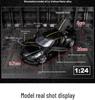Black Mamba Bugatti H2013 Model: Alloy Sports Car Ornament with Sound & Light for Boys