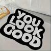 youlookgood Exquisite Short-Pile Carpet Soft and Comfortable, No Shedding Home Bedroom Bedside Rug Bathroom Bath Mat