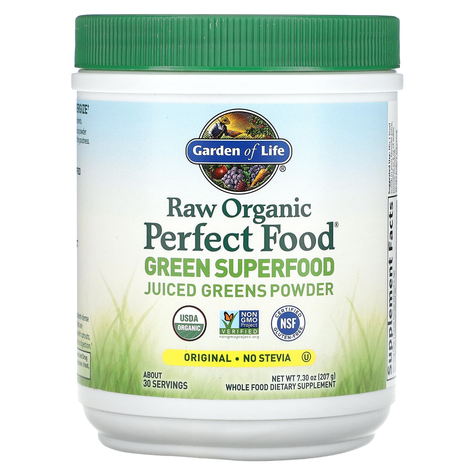 

Raw Organic Perfect Food, Green Super Food, Original, 207G(7.3Oz)