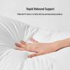 3D Slow Rebound Feather Silk Square Cushion Pillow Insert