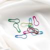 50/100pcs/Lot Colorful Gourd Shape Safety Pins Paper Clip DIY Sewing Tools Metal Needles Large Safety Pin Brooch Accessories