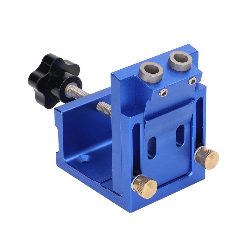 15 Degree Angle Pocket Hole Jig Kit Aluminum Alloy Wood Joint Angle Tool Woodworking Joinery