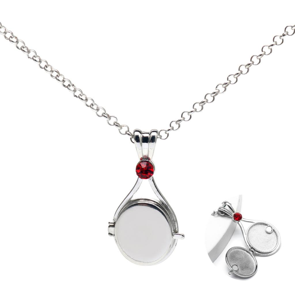 Stainless Steel Necklace With Magnetic Closure And Pendant