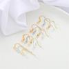 Copper-Plated 18/14K Gold-Filled Hoop Earrings - Handmade DIY Jewelry Accessories