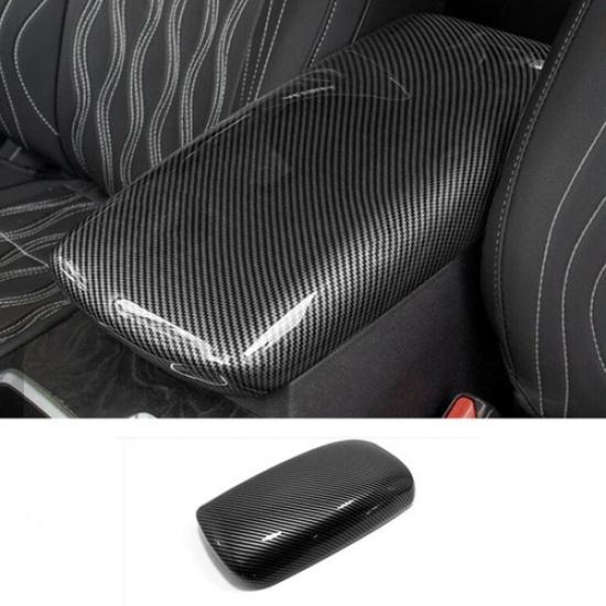 Carbon fiber look Central Storage Box Decor Cover For Nissan Altima -