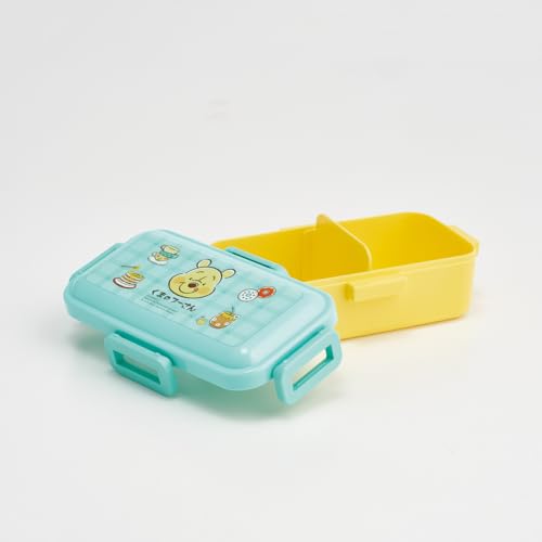 Skater Bento Box Disney Winnie the Pooh Cafe Retro 530ml Antibacterial Fluffy Dome Lid for Women Made In Japan PFLB6AG-A
