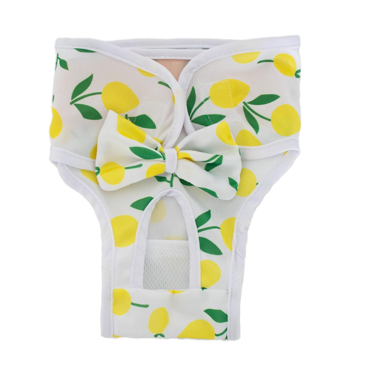 Pet Menstrual Pants Set Reusable Dog Diapers with Polyester Dog Underwear Reusable Pet Period Panties S