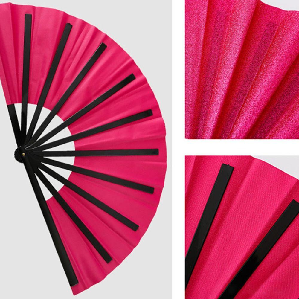 Handige Performance Danswaaier 33cm Kung Fu Waaiers Draagbare Glanzende Vouwwaaier Cadeau