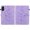 Emboss PU Leather Stand Case for Xiaomi Redmi Pad 2 2025 11.0 Inch Model 25040RP0AG 25040RP0AI with Card Slots Cover Shockproof