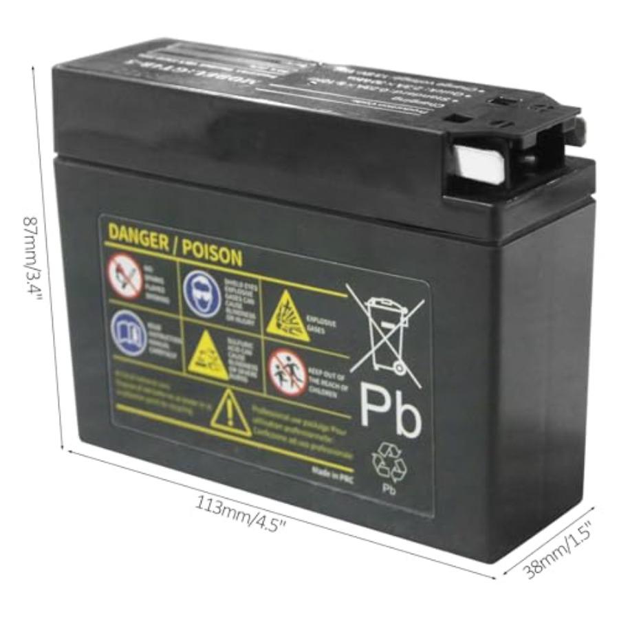 HighPerformance Motorcycle Battery Compatible with ATV UTV Lawn Mower Scooter Reliable Power Source for Outdoor and Recreationa