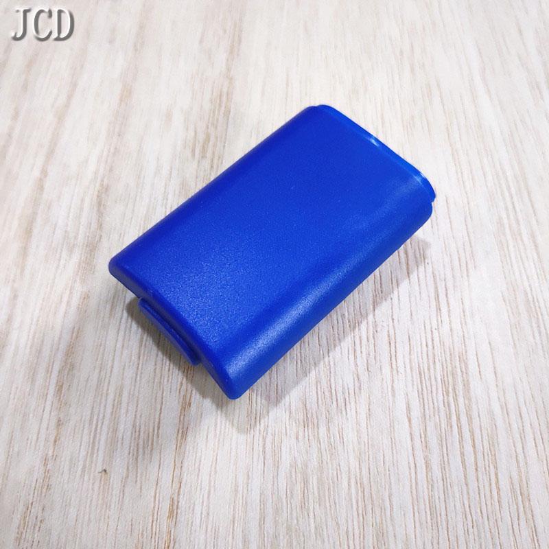 JCD 1PC White/Pink/Blue/Red Battery Cover Case Kit  Suitable For Xbox 360 Wireless Controller Joystick Game Controller
