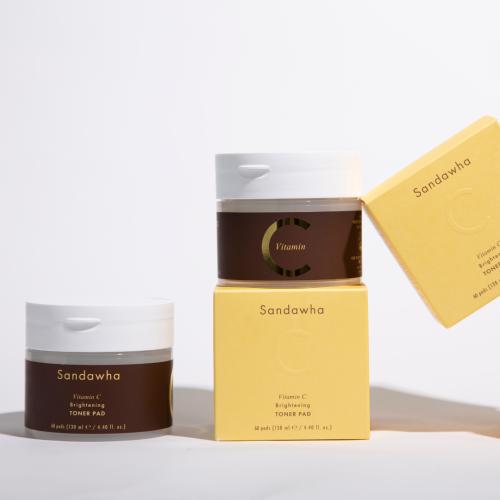 Sandawha Vitamin C Whitening Toner Pad 60ea 130ml