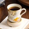 Wooden Grey Golden Guifu Carp Gourd Mug High Beauty Ceramic Home Coffee Cup Water Cup Personal Tea Cups Kitchen Dining Bar