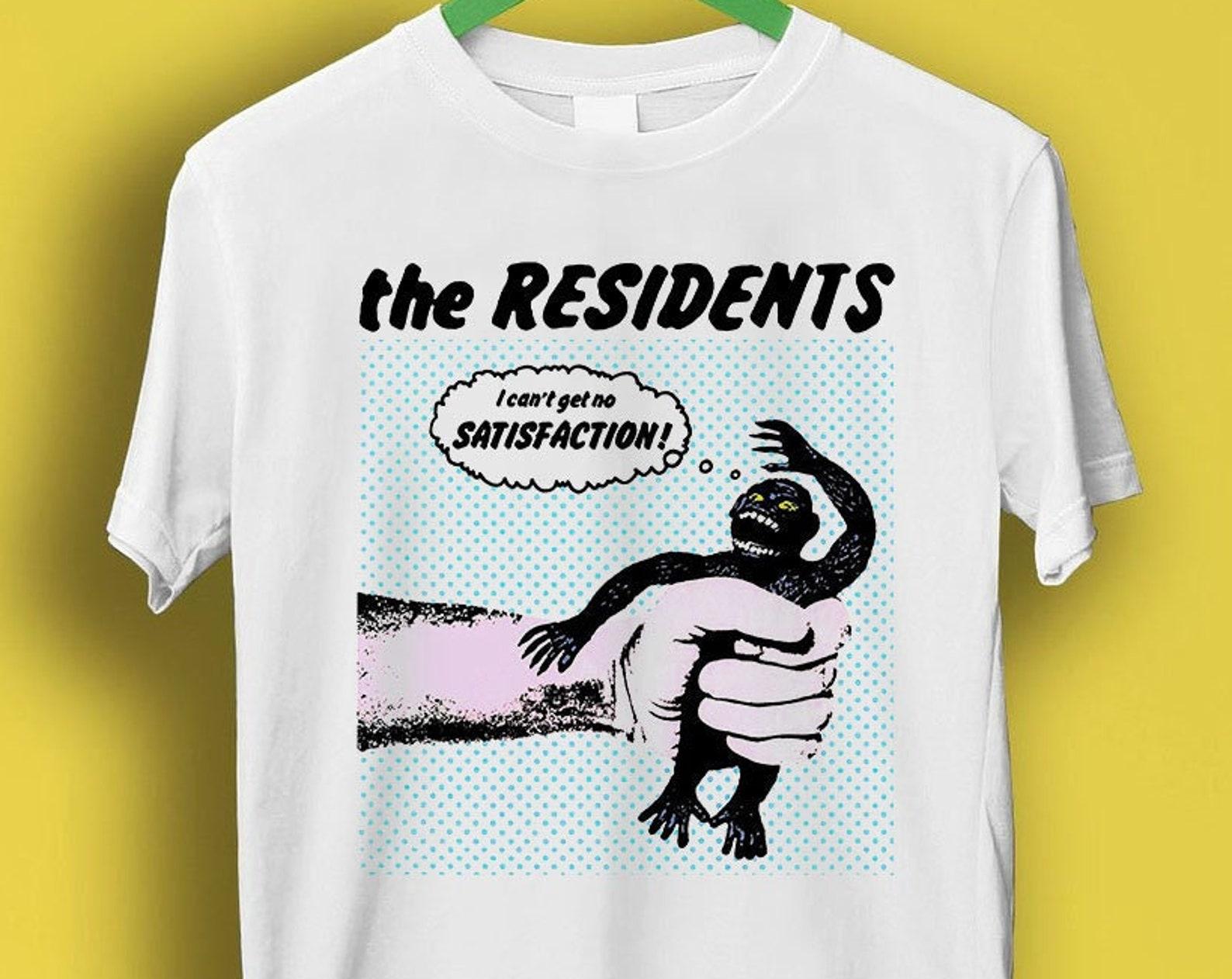 The Residents Satisfaction Punk Rock Meme Gift Funny Tee Style Unisex Gamer Cult Music T Shirt P2069 S