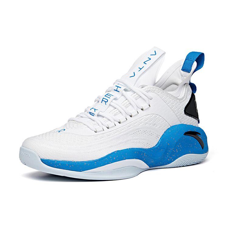 Anta RR6 Rajon Rondo Mesh Non-Slip Wear-Resistant Low-Top Basketball Shoes Men Sneakers White Blue 912021101-3