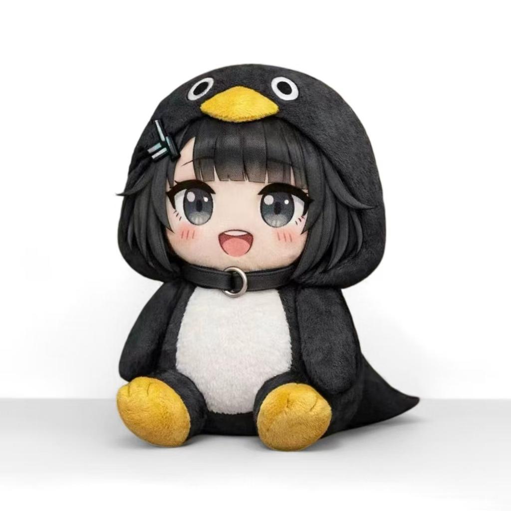 25cm Kawaii Penguin Plush Doll Cute Gugu Gaga Meme Stuffed Animal Toy Birthday Gift for Kids Fans