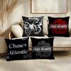 CChase Music AAtlantic Cushion Cover Soft Plush Throw Pillow Cover DoubleSided Cushion Case Cozy Sofa Home Decor