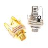 6.35mm Stereo Guitar Jacks 3 Pole 1/4 Inch Input Socket for Electric Guitars High Quality Connector