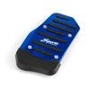 Universal Car Aluminum Automatic Gear Brake Accelerator Non-Slip Foot Pedal Pad Cover 2Pcs/set Red/Blue/Silver