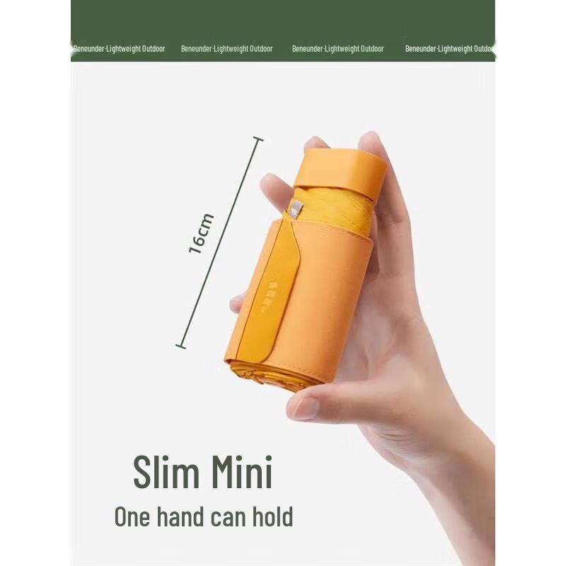 Beneath the Umbrella Portable UV Protection Six-Fold Sun/Rain Umbrella